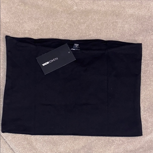 Fashion Nova Black Tube Top - Picture 2 of 2